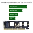 thumbnail image 3 of Tarjeta de ExpansióN M.2 NVMe SSD una PCIe 3.0 X16 / X8 X4 Soporte Adaptadora Escritorio 2230 2242 2260 2280 Tamaño, 3 of 7