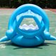 thumbnail image 4 of Anillo de natación flotante de tiburón para asiento de piscina de bebé, boya de piscina inflable para niños con dosel inflable ajustable para bebés de 6 a 36 meses TUNC  Sencillez, 4 of 5