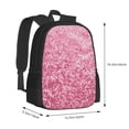 thumbnail image 4 of Hirioo Pink Glitter for Minimalist Backpack Large Capacity Backpack Travel Backpack For School, 4 of 8
