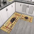 thumbnail image 3 of Coffee Mug Vintage Design Kitchen Mat Set Of 2,Kitchen Rugs Mats with Dirty Resistance,washable,water Proof,kitchen Rugs and Mats 17.7x24+17.7x48inch, 3 of 7