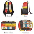 thumbnail image 6 of Aplkyhs Colorful Dog School Backpack for Boys Girls Ages 6-18 Large Capacity Lightweight Water Resistant Ergonomic Padded Straps for Elementary Middle High School Back to School, 6 of 7