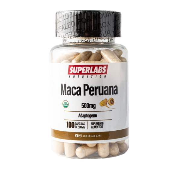 Superlabs Nutrition Maca Peruana 500mg 100 Capsulas Sfn