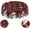 Red, variant on Sage Green and White Plaid Farm Waterproof Picnic Patio Party Round Table Cloth Cover Decorations Fabric 60 Inch Circular Tablecloth for 20-47 Inch Home Dining Room Kitchen Decor
