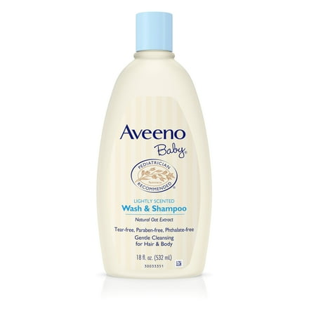 Aveeno Baby Tear-Free 2-in-1 Shampoo & Body Wash, 18 Oz - Walmart.com