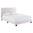 thumbnail image 1 of Modway celine channel Tufted Performance Velvet Platform Bed, Queen, Pink, 1 of 7