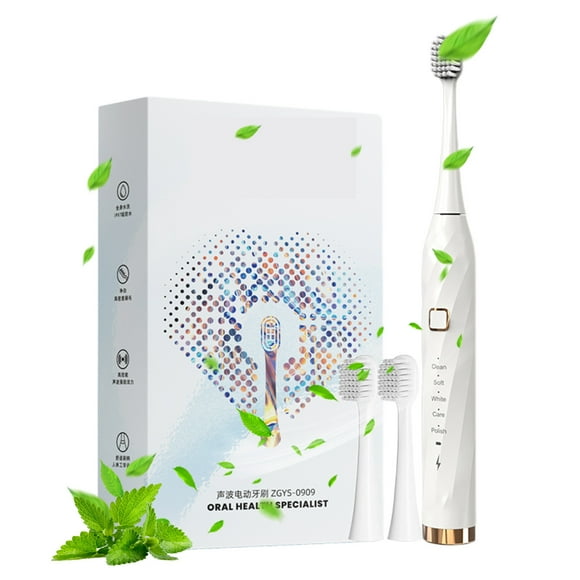 Toothbrush Toothbrush With 3 Brush Heads 5-speed Timer Toothbrush IPX7