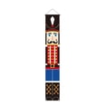 thumbnail image 4 of Banner de puerta de Navidad, pareado de tela de poliéster, adorno colgante de bandera decorativa de vacaciones, tipo J 1 par Vogacara HA002106-10B, 4 of 7
