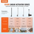 thumbnail image 2 of Actuador lineal VEVOR 12V 500mm con soporte de montaje 1000N, 2 of 9