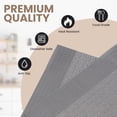 thumbnail image 4 of Dainty Home Set of 6 Placemats | Elegant and Durable | 12x18 in PVC Non-Slip Washable Place Mats | Tear-Resistant Heat | Resistant Placemats, 4 of 4