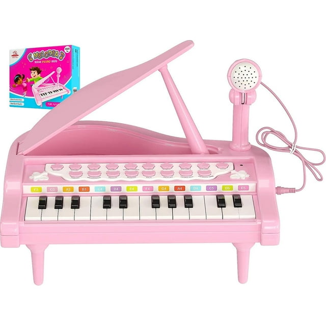 Piano y teclado de juguete Emass para niños de más de 2 años con 22 canciones de demostración