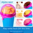 thumbnail image 5 of Summer Must-Have: 500ML Upgraded Cooling Cup with Trendy Design - Perfect for Ice Slush, Cocktails & Smoothies, Easy to Shake, Durable Material, Large Capacity Refreshment Maker (Blue), 5 of 5