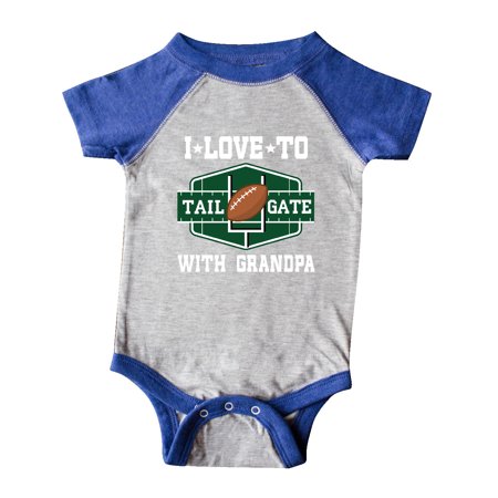 

Inktastic Football Tailgating with Grandpa Gift Baby Boy or Baby Girl Bodysuit