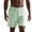 ZA-Green men's cargo shorts, variant on Men's Striped Shorts Elastic Waist Drawstring Casual Pajama Shorts Beach Shorts for Summer Sleep Lounge Wear Vacation Khaki L