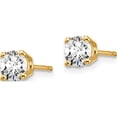 thumbnail image 2 of 14K Yellow Gold Lab Grown Diamond 2/3Ctw Vs/Si, D E F, 4 Prong Earrings Made In United States em1006-066-ld, 2 of 5