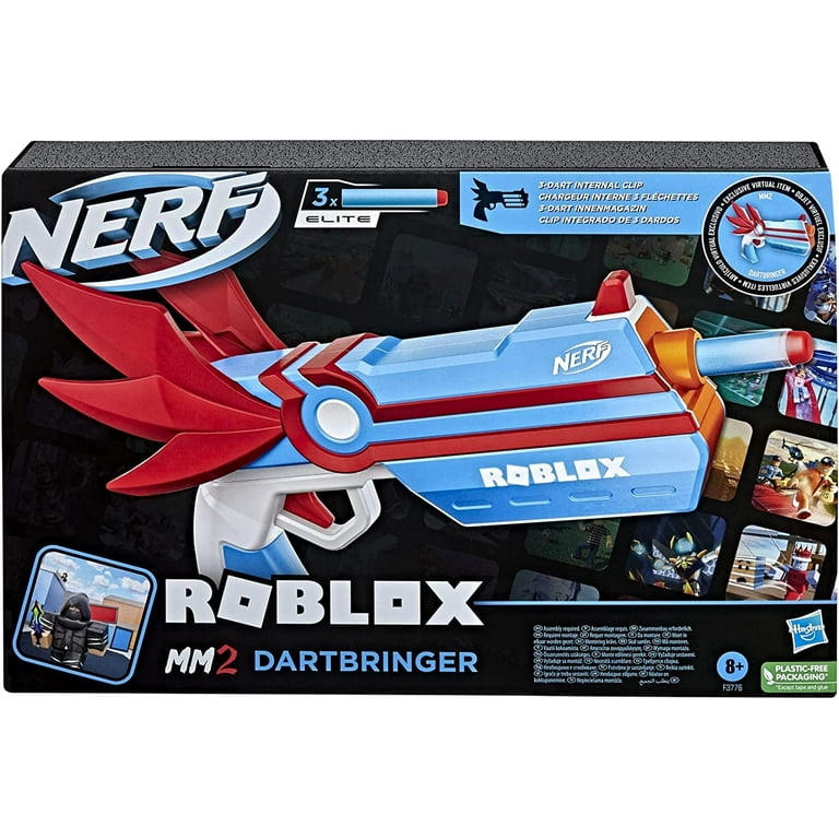 NERF Roblox MM2: Dartbringer Dart Blaster with Internal 3-Dart