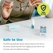 ZEISS Fog Defender System Spray Kit for Eyeglasses, Includes Lens Wipes Fog Defender Cleaning Cloth, 0.5 fl oz