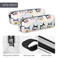 thumbnail image 4 of Fotbe Cute Dog Pattern Leather Pencil Case, Pencil Pouch with Durable Zipper, Compact and Stylish Organizer for Stationery, Art Supplies, Travel Essentials, 4 of 7