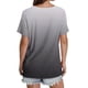 thumbnail image 5 of mfyjkho Tops Para Hacer Ejercicio Para Mujer, Camiseta De Manga Corta Con Cuello En V Y Estampado Para Mujer, Holgada Y De Manga Corta Tops Para Hacer Ejercicio Para Mujer M, 5 of 5