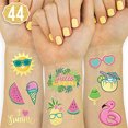 thumbnail image 2 of xo, Fetti Summer Pool Party Tatuajes Temporales para Niños - Estilos de purpurina | Sumini xo, Fetti xo, Fetti, 2 of 2