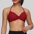 thumbnail image 4 of Bixock Sports Bras for Women Solid Color Neck Style Fast Drying Breathable Fabric Removable Padding Adjustable Straps Support for Fitness Exercise Bra, 4 of 5