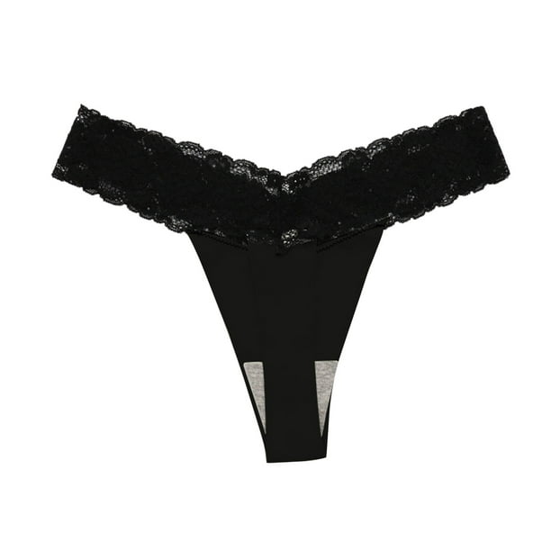 B91xZ Women's Cotton Bikini Brief Underwear Cool Comfort Cotton Brief  Underwear,L Black 
