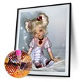 thumbnail image 1 of Cuadros Decorativos Kit de pintura de diamante 5D Chica de ojo grande Taladro redondo completo Manualidades de bricolaje (J83675) Sywqhk Nuevos Originales, 1 of 1