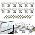 thumbnail image 4 of 12pcs 40mm Clear Diamond Door Knobs With Screws Crystal Cabinet Drawer Pull, 4 of 4
