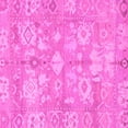 thumbnail image 1 of Ahgly Company Indoor Square Oriental Pink Traditional Area Rugs, 6' Square, 1 of 4