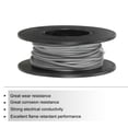thumbnail image 3 of Silicone Wire 28AWG 28 Gauge Flexible Tinned Copper Standard High-Temperature Hookup Wire Grey 6m/20ft, 3 of 6