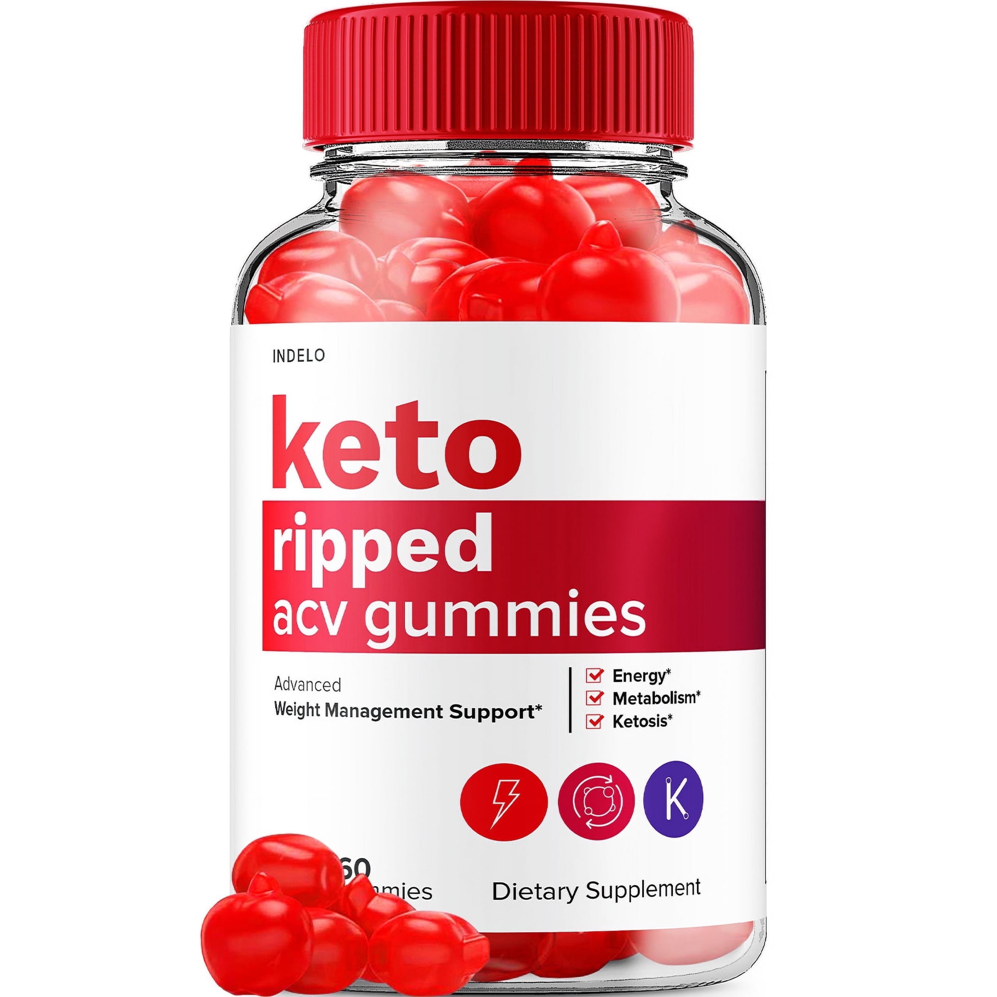 Keto Ripped Gummies, Keto Ripped ACV Gummies Advanced Weight Management Supplement 1000mg, Apple Cider Vinegar Vitamin B12, Advanced Keto Ripped ACV Gummies (60 Gummies)