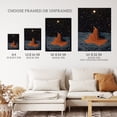thumbnail image 3 of Stargazing Woman Surreal Space Dark Extra Large XL Wall Art Poster Print, 3 of 5