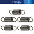 thumbnail image 3 of HUGFEGWE 5PCS Extended Compressed Spring Stainless Steel Dual Hook Tension Spring for Production Assembly Furniture Mechanism Maintenance 1.5x12x40mm UA824-6413, 3 of 8