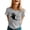 Gray, variant on Aayomet Summer Tops For Women Womens Tops Casual V Neck Ruffle Sleeve T Shirts Loose Fit Peplum Tops,Pink L