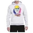 thumbnail image 2 of Funny Lion Tiger King Hey All You Cool Cats and Kittens | Mens Animal Lover Hooded Sweatshirt Graphic Hoodie, White, 2XL, 2 of 3