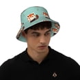 thumbnail image 4 of Bingfone Fox Bucket Hat for Men Women,Packable Reversible Printed Sun Hats,Fisherman Outdoor Travel Hiking Beach Caps, 4 of 7