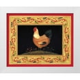 thumbnail image 3 of Pamela Gladding 18x15 White Modern Wood Framed Wall Art Titled - Francesca, 3 of 5