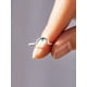 thumbnail image 1 of 1pc Minimalist Versatile S925 Sterling Silver Arched Semi-Circular Ring For Women's Birthdays Anniversaries Gift, 1 of 5