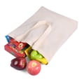 thumbnail image 2 of Wholesale Cotton Tote Bags with Bottom Gusset | TG110 - Set of 12, Red, 2 of 3