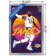 thumbnail image 3 of NBA Los Angeles Lakers - LeBron James 20 Wall Poster, 14.725" x 22.375" Framed, 3 of 5