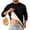 Black, variant on Mens Thermal Underwear Tops Fleece Lined Crew Neck Long Sleeve Warm Base Layer Shirt Soft Fuzzy Thermal Top for Winter Cold Weather Dark Gray