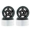 thumbnail image 1 of Aluminum Alloy Wheel Rim Beadlock Wheel Rims Hub 4pcs Replacement for 1/10 TRX4 Axial SCX10 90046 SCX10 III AXI03007 AXI03003 RC Car, 1 of 7