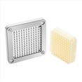 thumbnail image 2 of Cuchilla de Repuesto para Cortar Papas Fritas, Cuchilla Picadora de 1/4 de Pulgada con Cuchilla de Acero Inoxidable y Bloque Empujador, Picadora y Cortadora de Cubos., 2 of 5