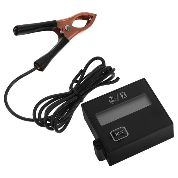Soimiss Digital Tachometer for Small Engines Black Inductive Hour Meter Handheld Meter Tool