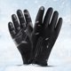 thumbnail image 5 of Guantes cálidos unisex Guantes de bicicleta impermeables para correr Esquí Ciclismo (Negro L), 5 of 9