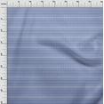 thumbnail image 4 of oneOone Cotton Cambric Medium Blue Fabric Flame Stitch Craft Projects Decor Fabric Printed By The Yard 42 Inch Wide, 4 of 4