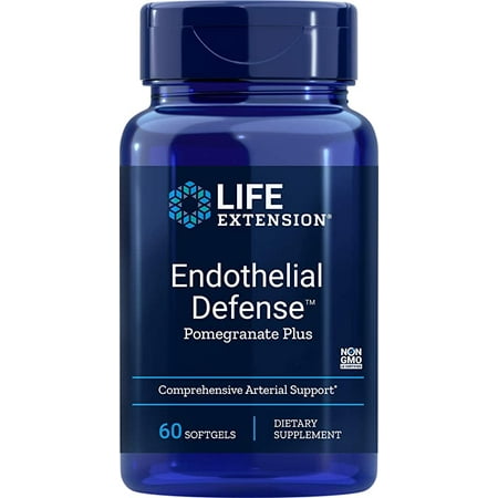Life Extension Endothelial Defense Pomegranate Plus, 60 Count