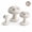 3-Pack white, variant on Toilet Tank Button Helper and Flush Push Assistant, Creative Silicone Top Toilet Press Button with High-Hardness Extended Rod, Nail Saver Protection Extension Lever for Bathroom Vanity and Restroom