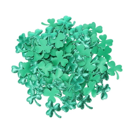

NUOLUX 100pcs St. Patrick s Day Confetti Small Non-woven Pieces Sparkle Decor for Party Wedding Birthday (Clover)
