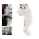 thumbnail image 4 of Adorno de gato de peluche para escritorio, figura de gato de simulación, estatua, regalo para el hogar Amarillo Derecha, 4 of 9