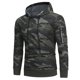 thumbnail image 2 of Sudadera con capucha y cremallera de manga larga para hombre, sudadera con capucha, Tops, abrigo con estampado de camuflaje, prendas de vestir Pompotops  oipoqjl14909, 2 of 8